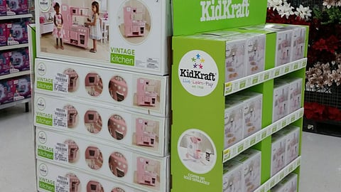 Walmart KidKraft 'Vintage Kitchen' Pallet Display