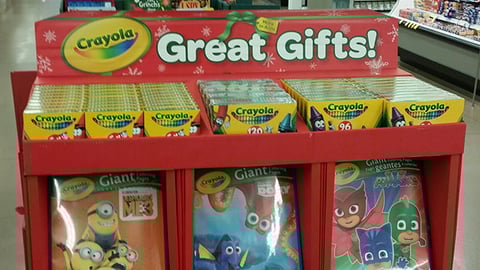 Crayola 'Great Gifts' Pallet Display