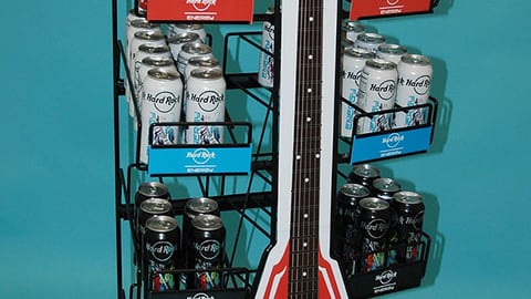 HardRock Guitar Wire Floor Display