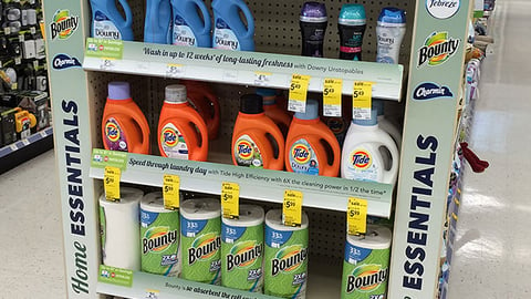 P&G Walgreens 'Home Essentials' Endcap