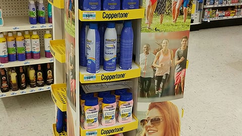 Coppertone 'Expert Protection' Aisle Display