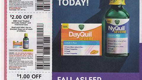 Vicks NyQuil 'Cold & Flu Season' FSI