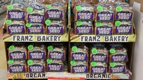 Franz Bakery 'Organic' Floorstand