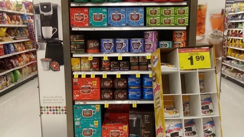 Kuerig 'Coffee' Endcap