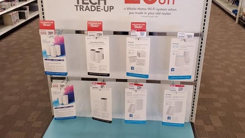 OfficeMax 'Great Tech Tradeup' Endcap