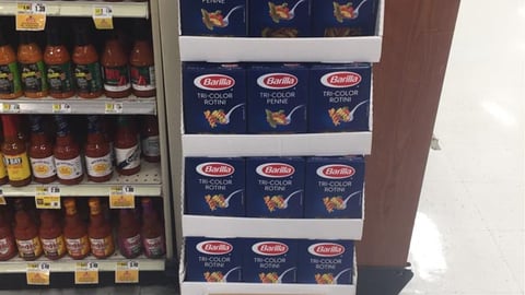 Barilla Floorstand