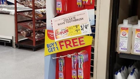 Colgate 'Buy 1 Get 1 Free' Sidekick