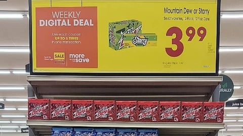 Digital deal endcap