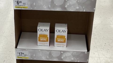 Olay Walgreens 'Under $10' Floorstand