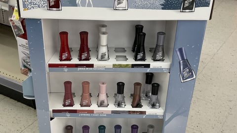 Sally Hansen 'Let It Snow' Floorstand