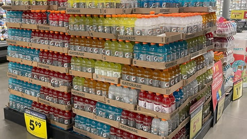 Gatorade 'The Best Use the Best' Pallet Display