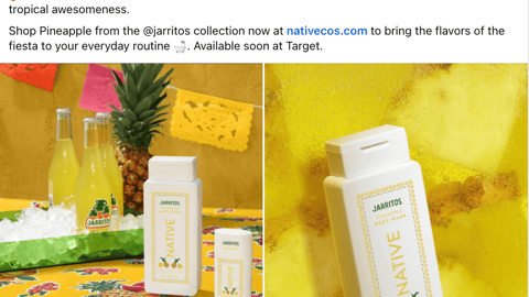 Native Target 'Exceptionally Juicy Scent' Facebook Update