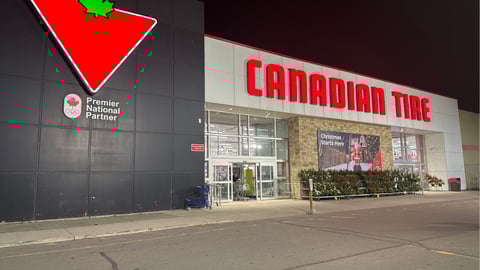 Canadian tire exterior