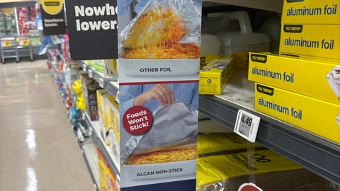 alcan shelf talker