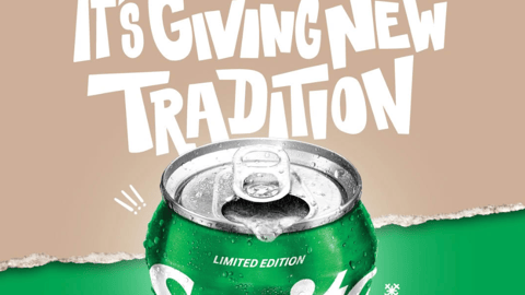 Kroger Sprite Vanilla Frost 'It's Giving New Tradition' Facebook Update
