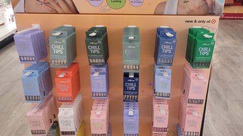 Target Chillhouse Chill Tips 'Manis for All the Moments' Endcap