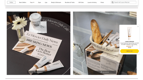 amazon laura mercier page