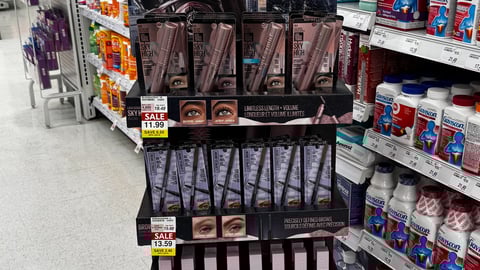 Maybelline floorstand