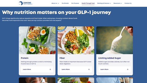 danone glp-1 website