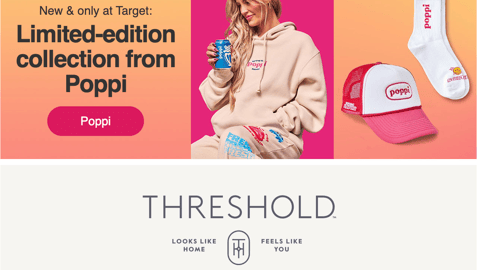 Target Poppi 'Limited-Edition Collection' Email Ad