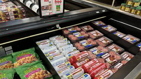 Giant Eagle Bob Evans Cooler Display