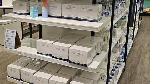 Target Clean Skin Club 'Dermatologist-Approved Face Towels' Endcap