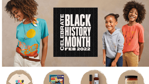 Target 'Celebrate Black History Month' Email