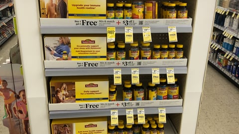 Walgreens endcap