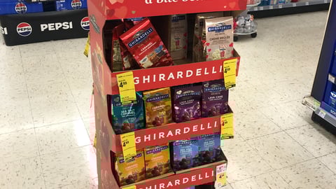 Ghirardelli floorstand