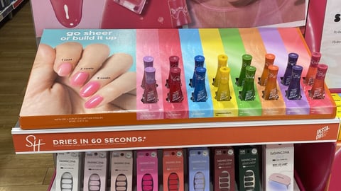 Ulta Sally Hansen 'Everything's Better With Syrup' Endcap Display