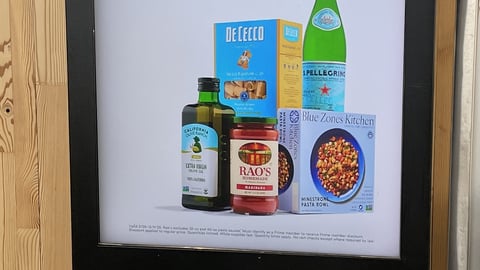 Whole Foods 'Essential Mediterranean Flavors' Digital Stanchion Sign