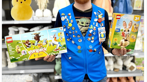 Walmart Lego 'Hop Into Easter' Facebook Update