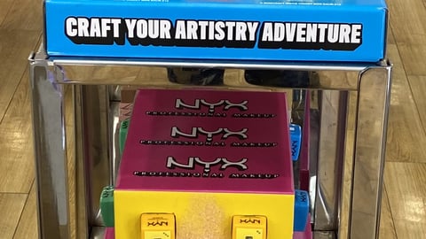 NYX Ulta 'A Minecraft Movie' Display Fixture