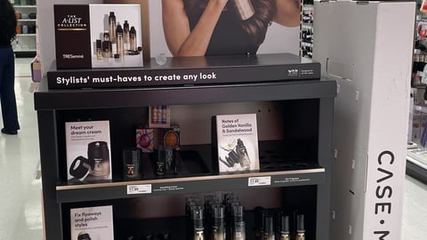 Target Tresemme A-List Collection Endcap