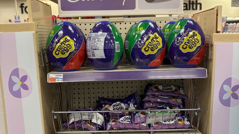 Cadbury endcap