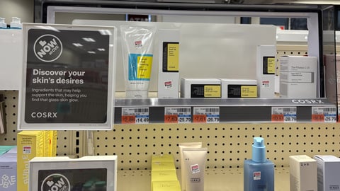 CVS shelf tray