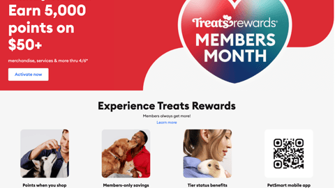PetSmart 'Treats Rewards Member Month' Display Ad