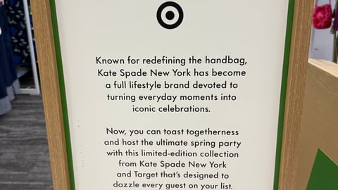 Target Kate Spade New York Framed Sign