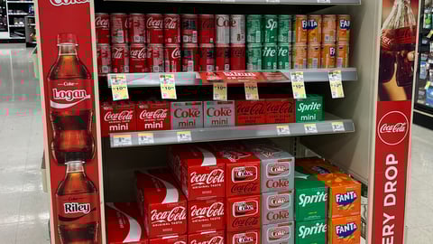 Walgreens 'Share a Coke' Endcap