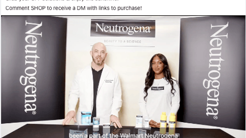 Walmart Neutrogena 'Grab Your SPF' Facebook Update