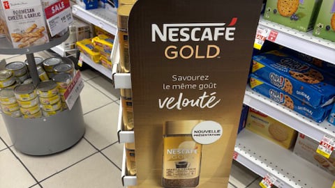 Nescafe floorstand