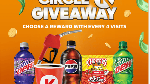 Circle K PepsiCo 'Free Snacks & Drinks' Facebook Update