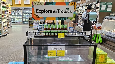 Whole Foods 'Explore the Tropics' Refrigerated Display
