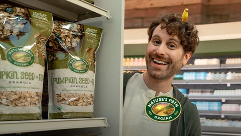 Brother Nature Character from Nature's Path Campaign