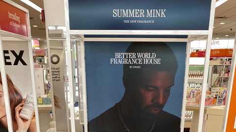 Summer Mink Drake Fragrance Display