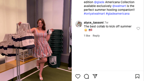 Glade Americana Collection Walmart Instagram Update