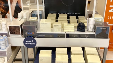 Better World Fragrance House Summer Mink Ulta Display Table