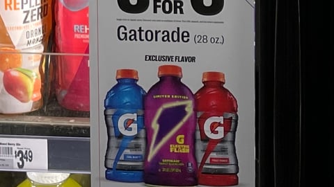 7-Eleven Gatorade Electric Flash Cooler Cling