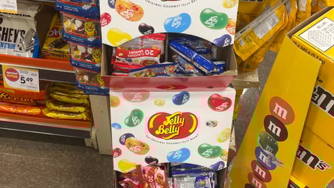 Jelly belly floorstand