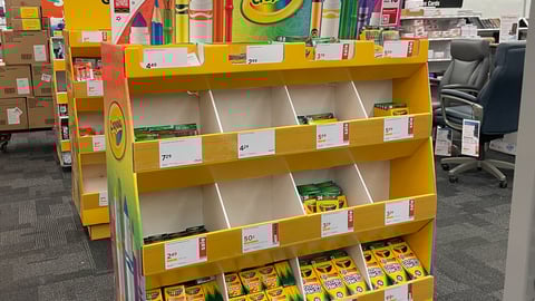 Crayola display
